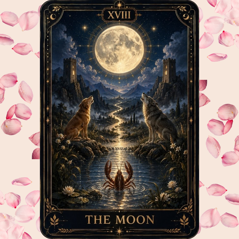 The Moon Tarot Card